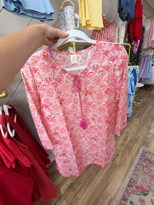 Pink Turtle Cover-Up