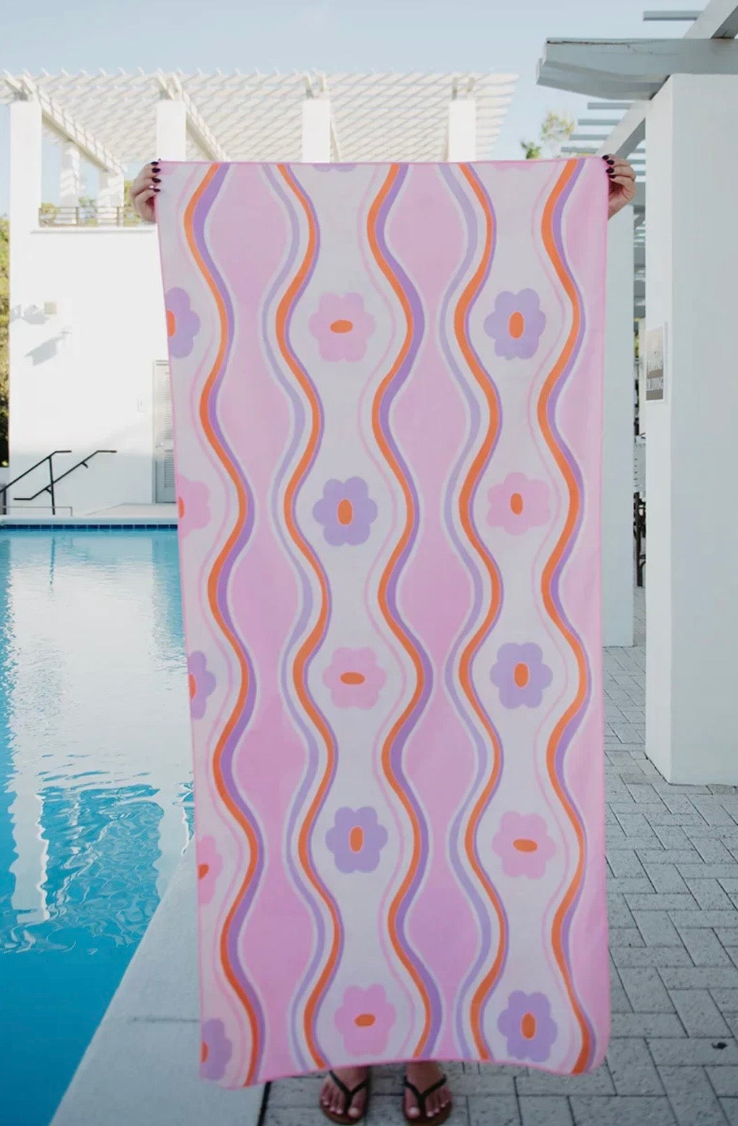 Shelly Reversible Microfiber Beach Towel