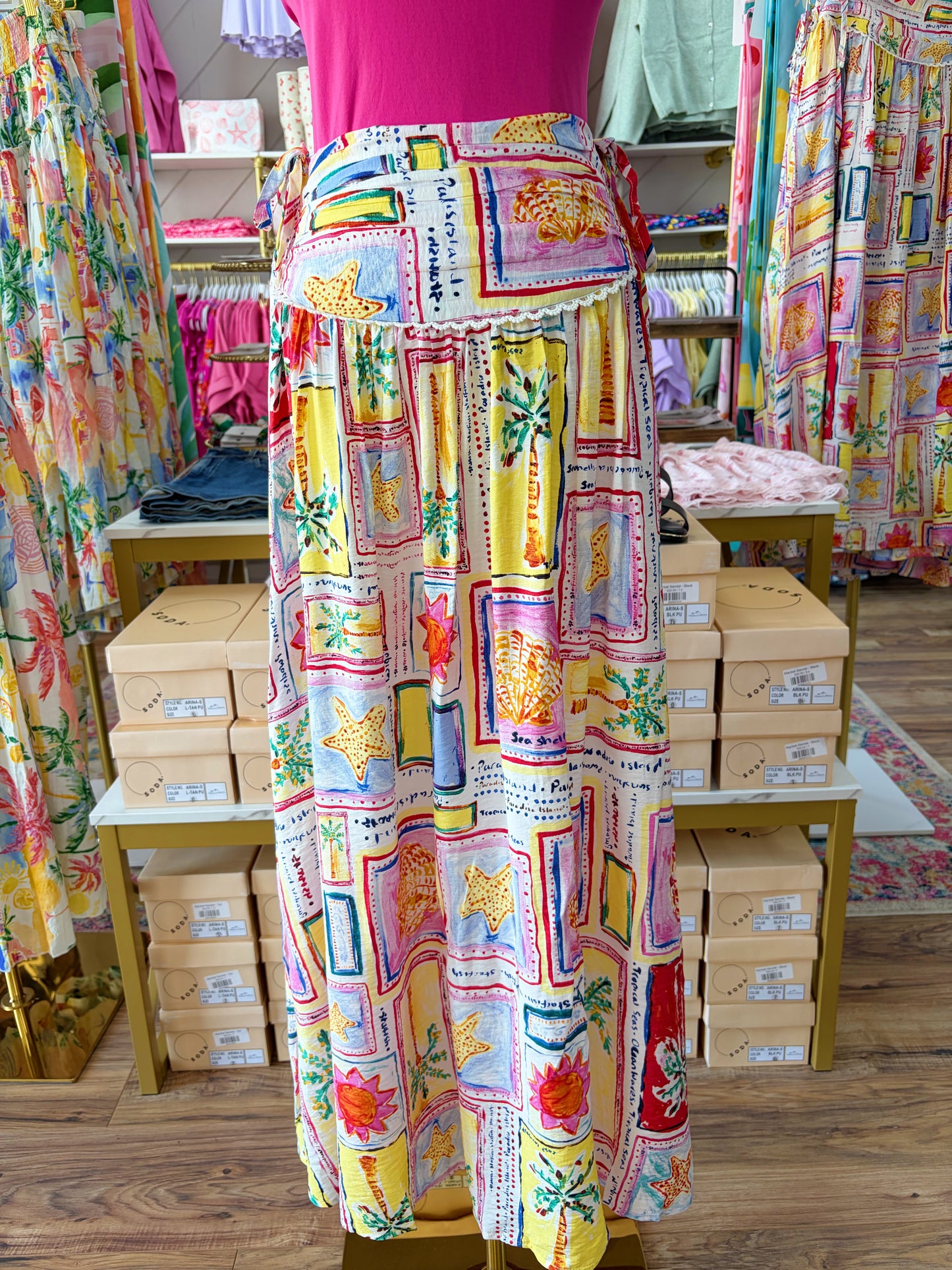 Postcard from Paradise Maxi Skirt
