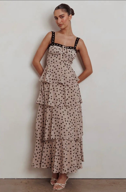 Dottie Dress - Beige