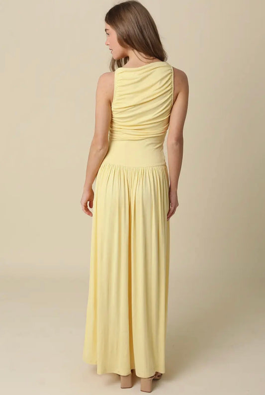 Butter Yellow Maxi Dress