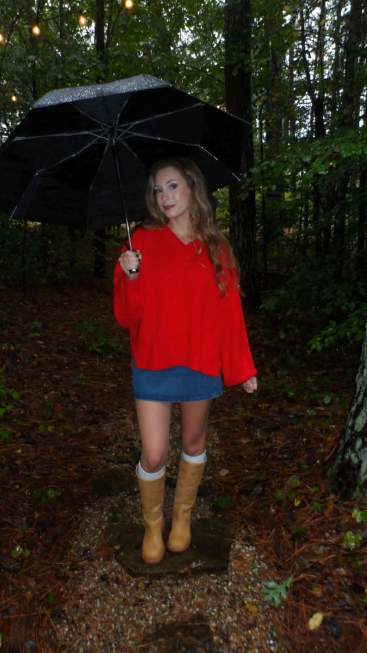 Lodge Sweater - Red