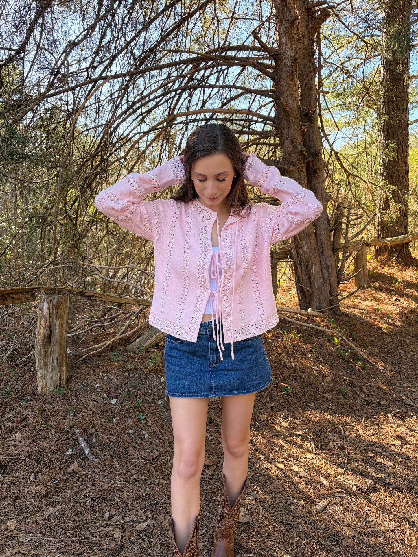 S & M LEFT | Pink Sugar Cardigan