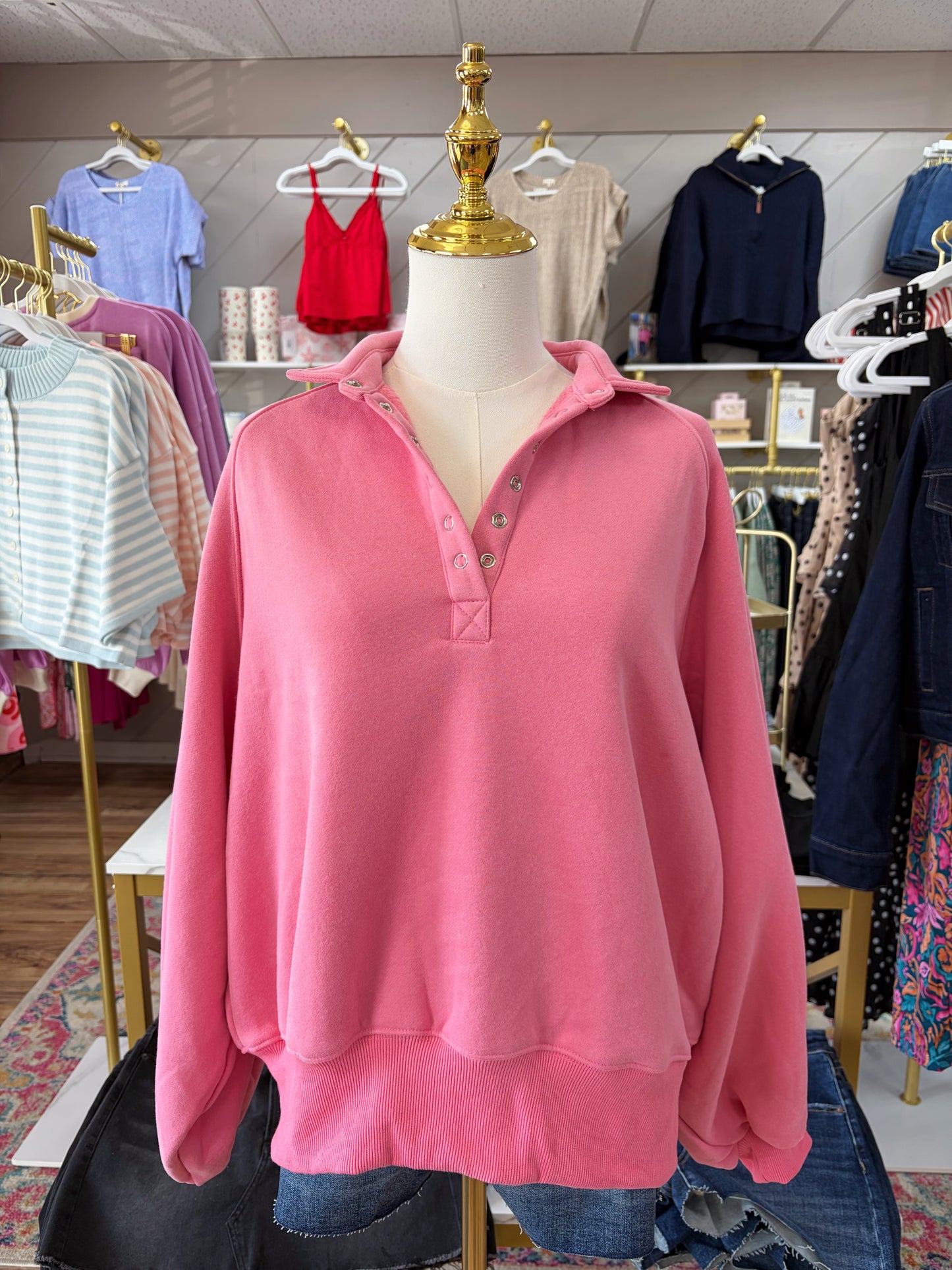 Scout Pullover - Pink