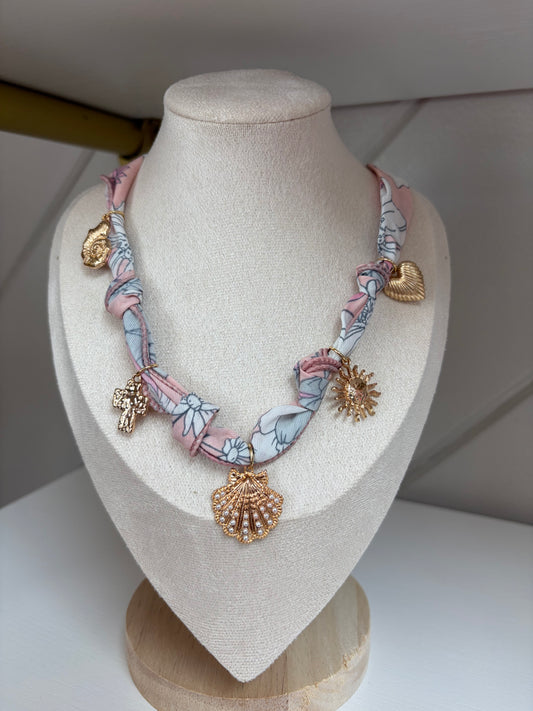 Beachy Scarf Necklace