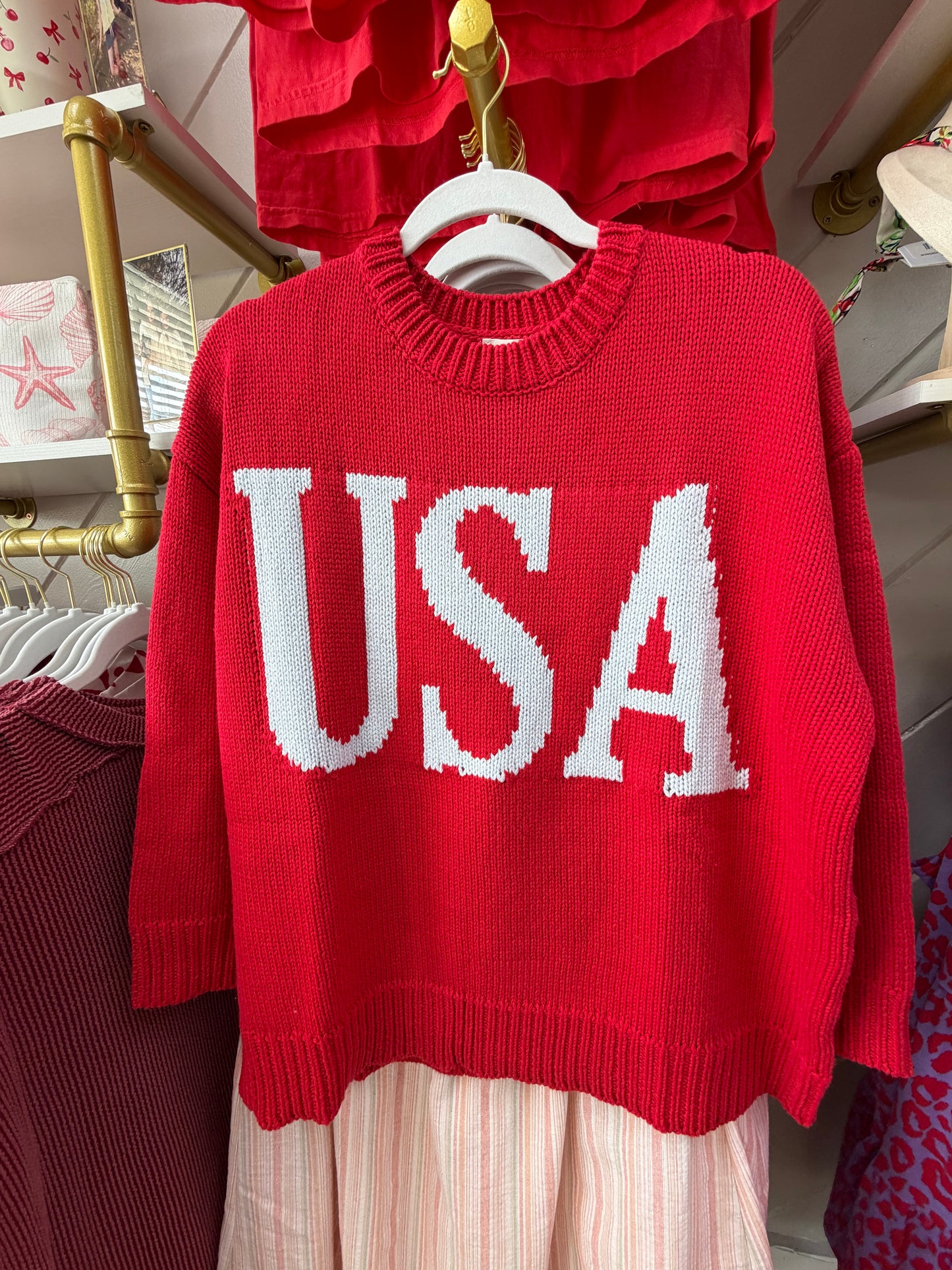 USA Knit Sweater