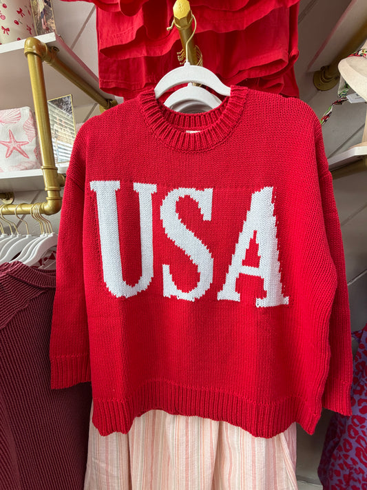 USA Knit Sweater