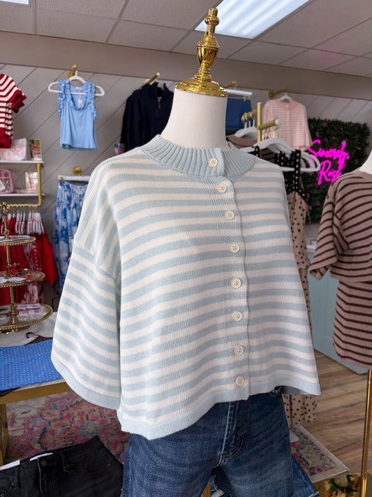 M & L LEFT | Blythe Cardigan - Blue