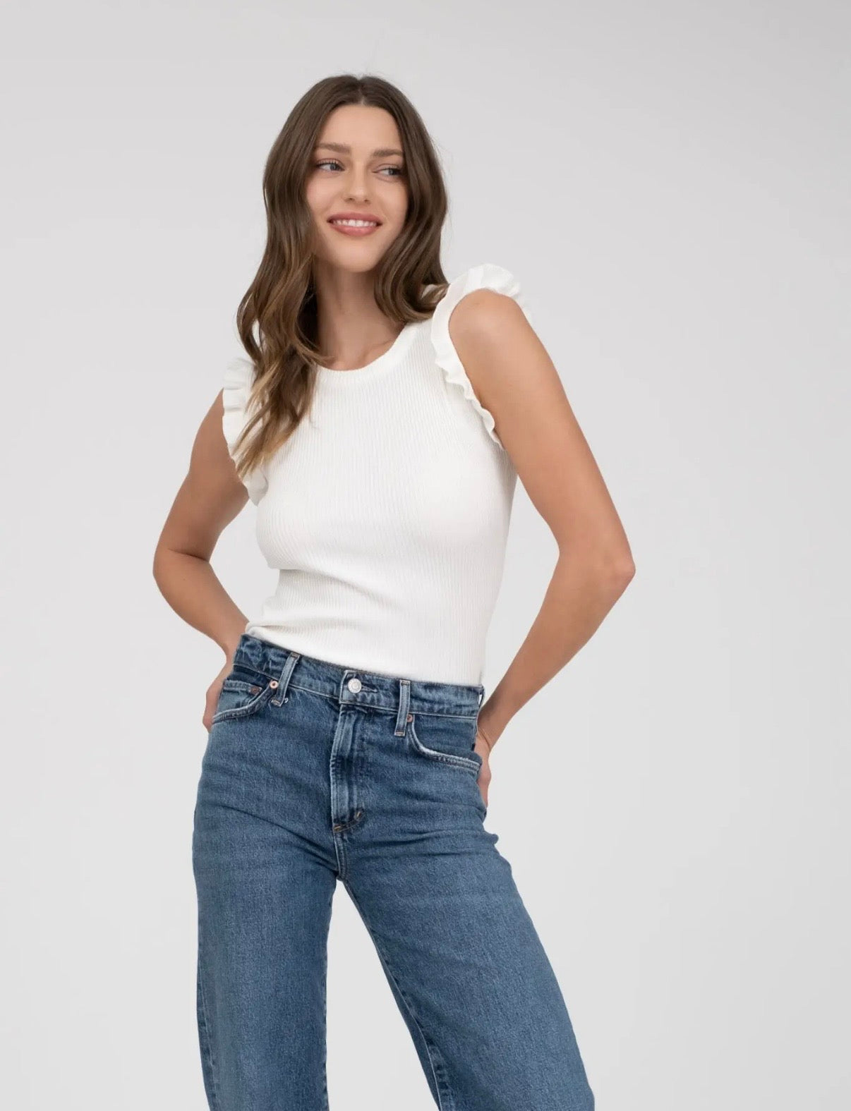 Everly Ruffle Top