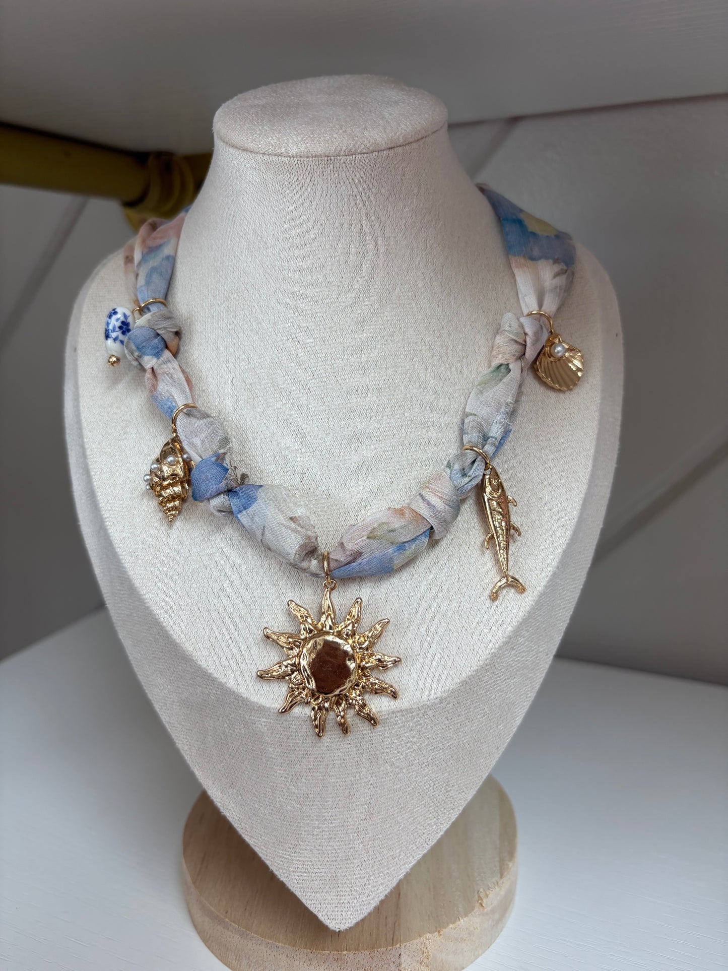 By the Sea Scarf Necklace