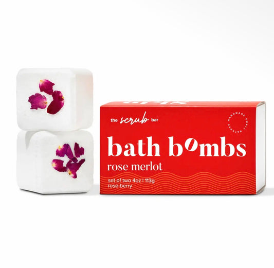 Rose Merlot Bath Bombs