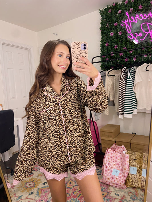 1 LARGE LEFT | Blush Leopard Set