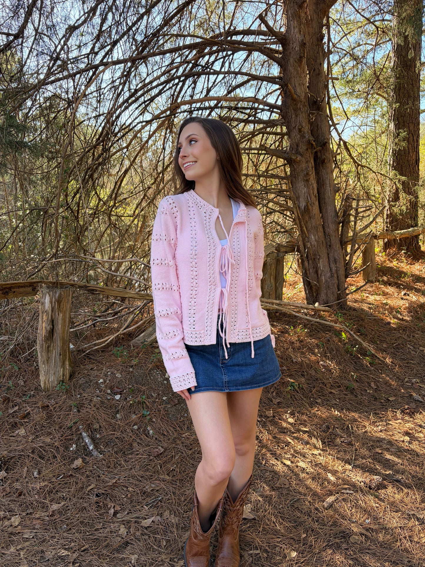 S & M LEFT | Pink Sugar Cardigan