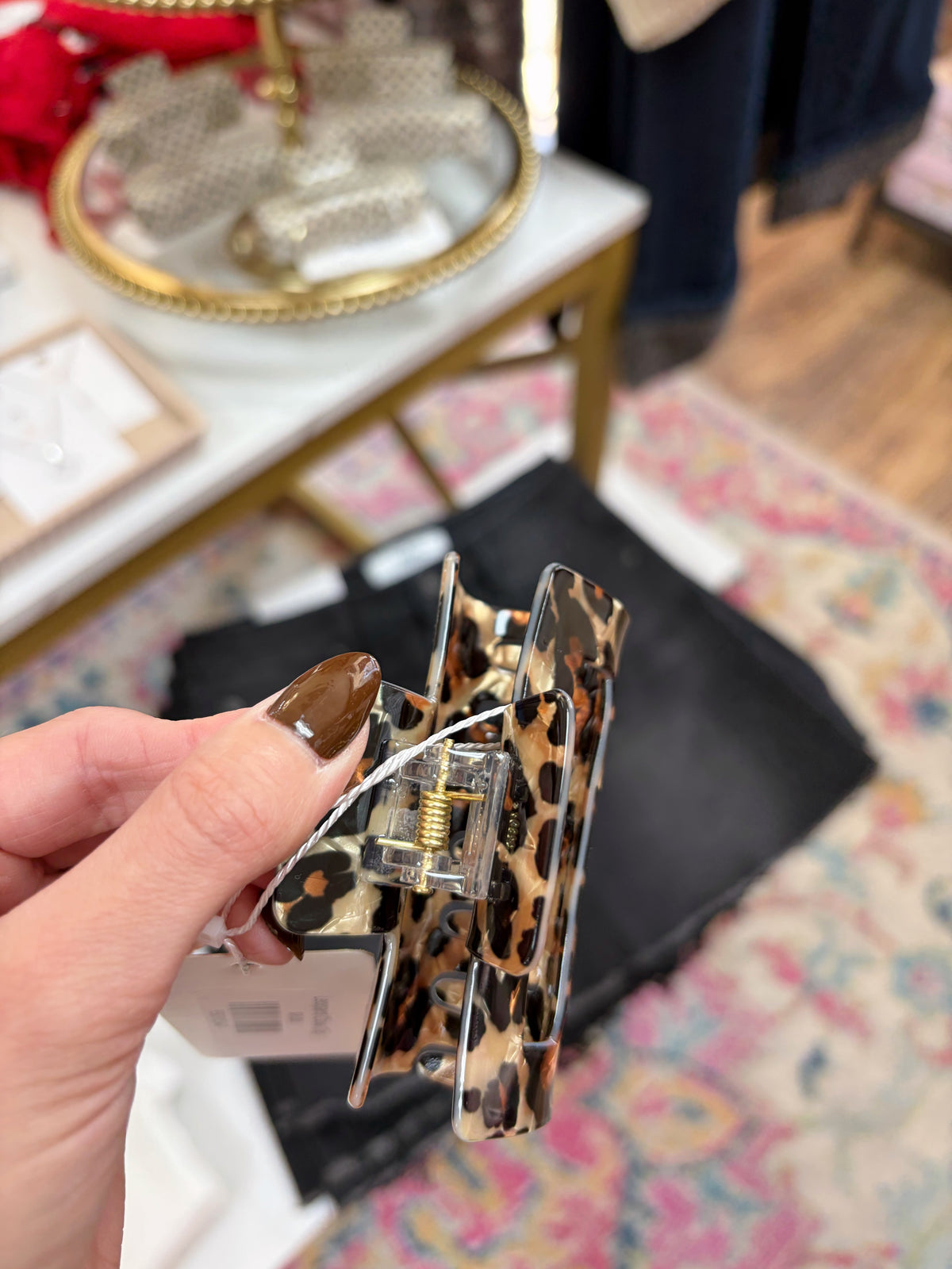 Leopard Claw Clip