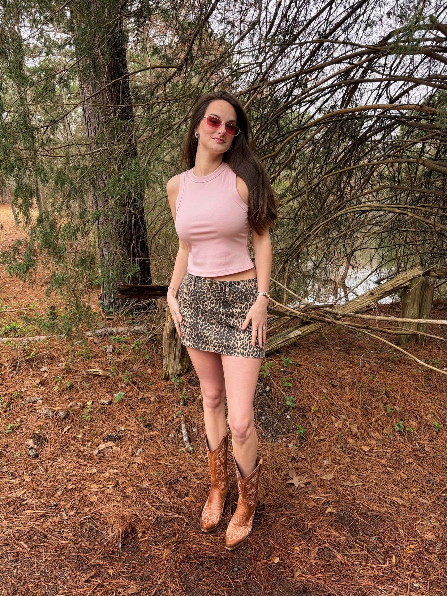 M & L LEFT | Everyday Ribbed Tank - Pink