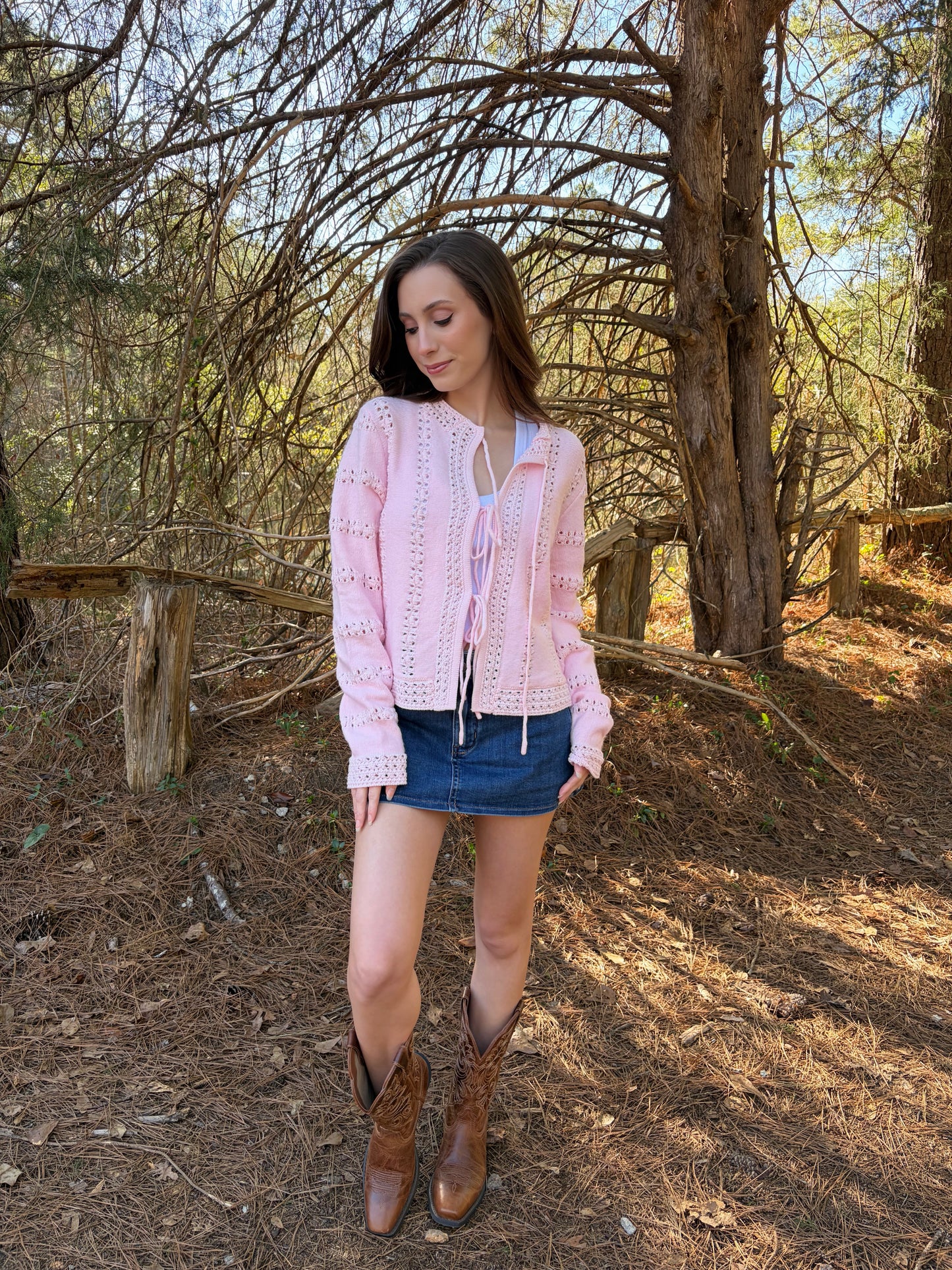 S & M LEFT | Pink Sugar Cardigan