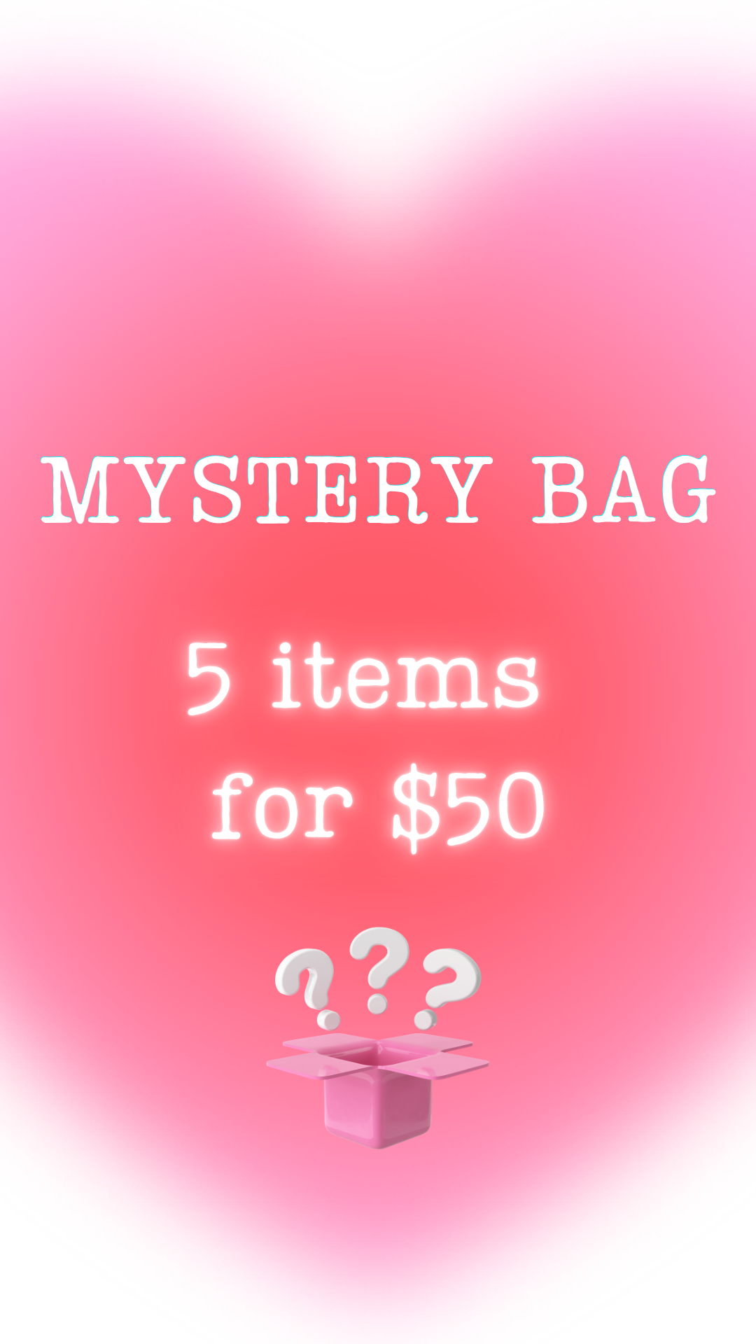 5 Clothing Items For $50: Mystery Bag