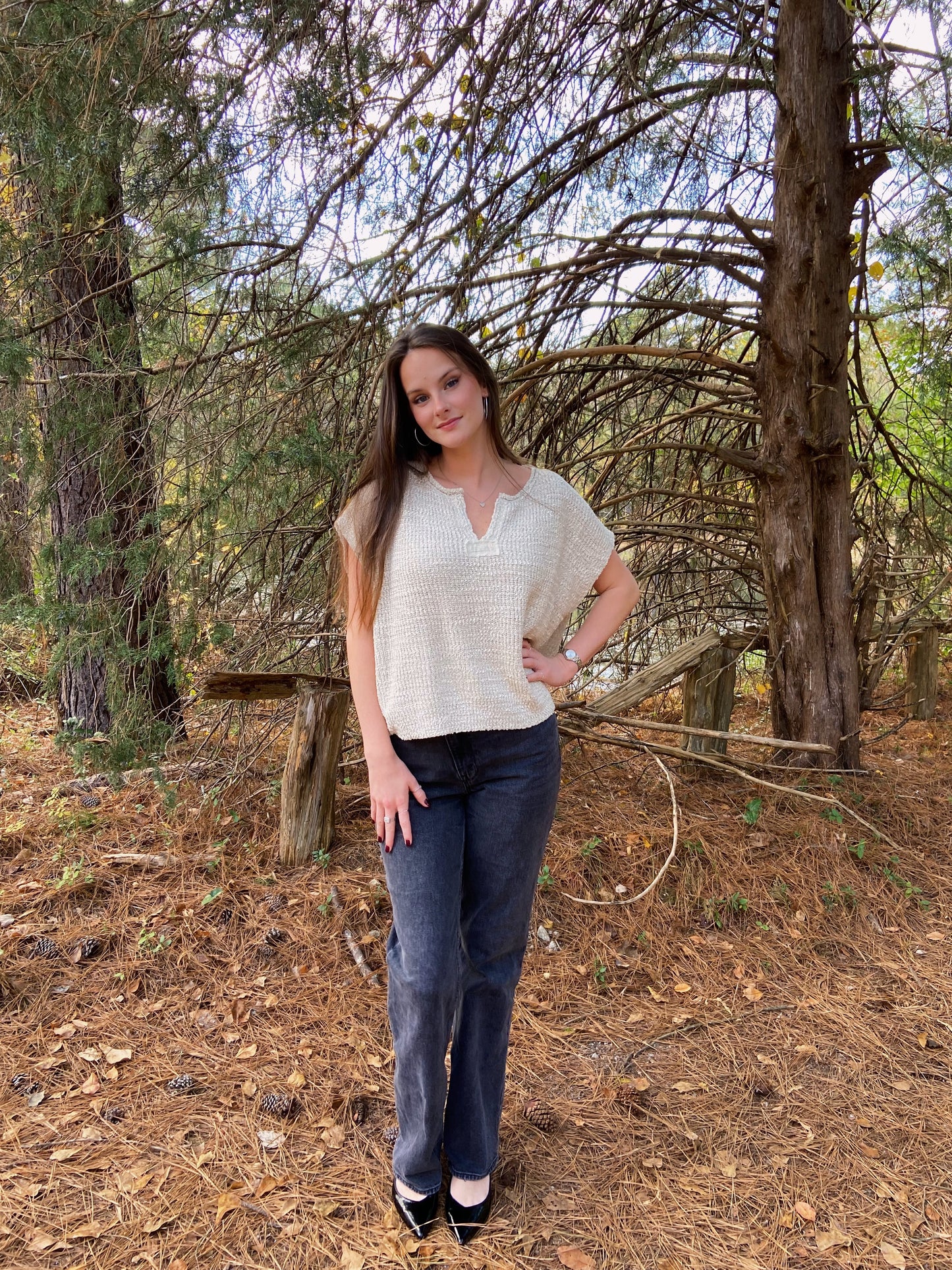 Brielle Top - Sand Beige