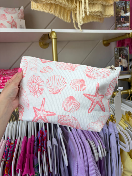 Seashell Makeup Bag