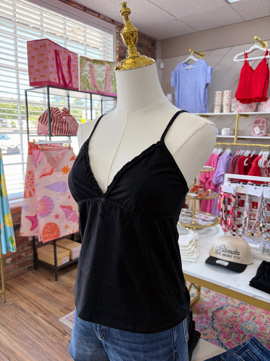 Lola Tank Top - Black