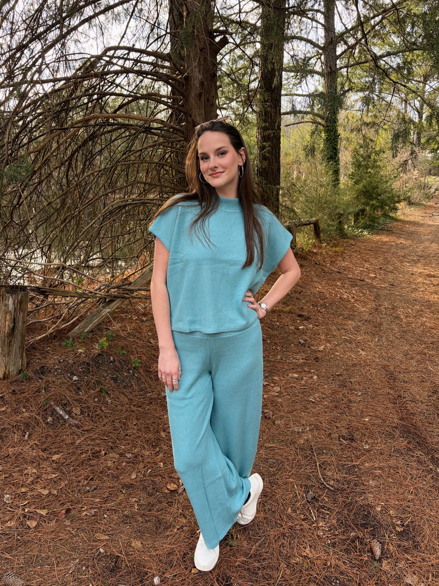 1 SMALL LEFT | Blakely Lounge Set - Dusty Teal