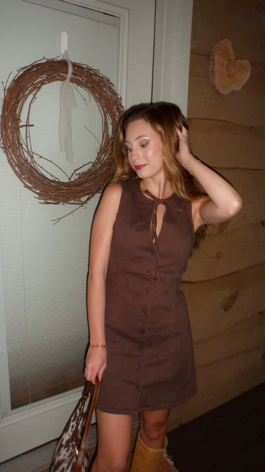 Brown Sugar Mini Dress