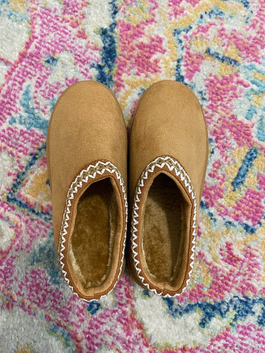 Tan Slippers