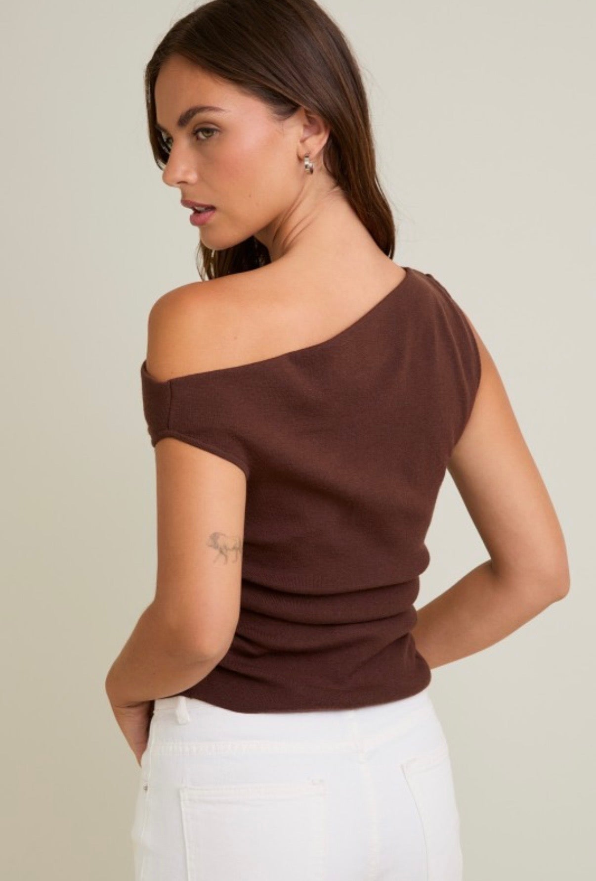 S & L LEFT | Eliza Top - Brown