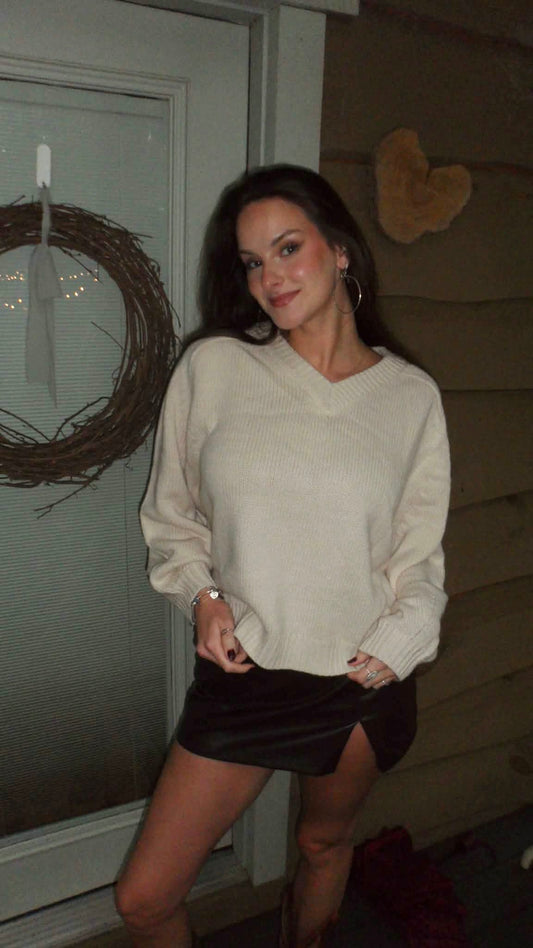 Lodge Sweater - Cream