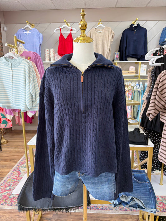 Harbor Half Zip Sweater