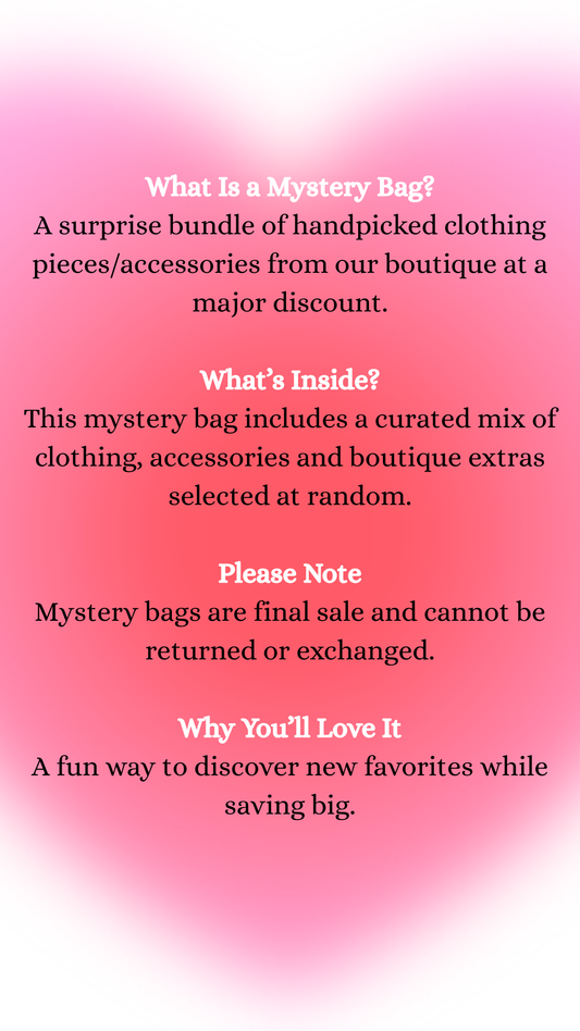10 ITEMS FOR $100 (clothing + accessories, etc!) Mystery Bag