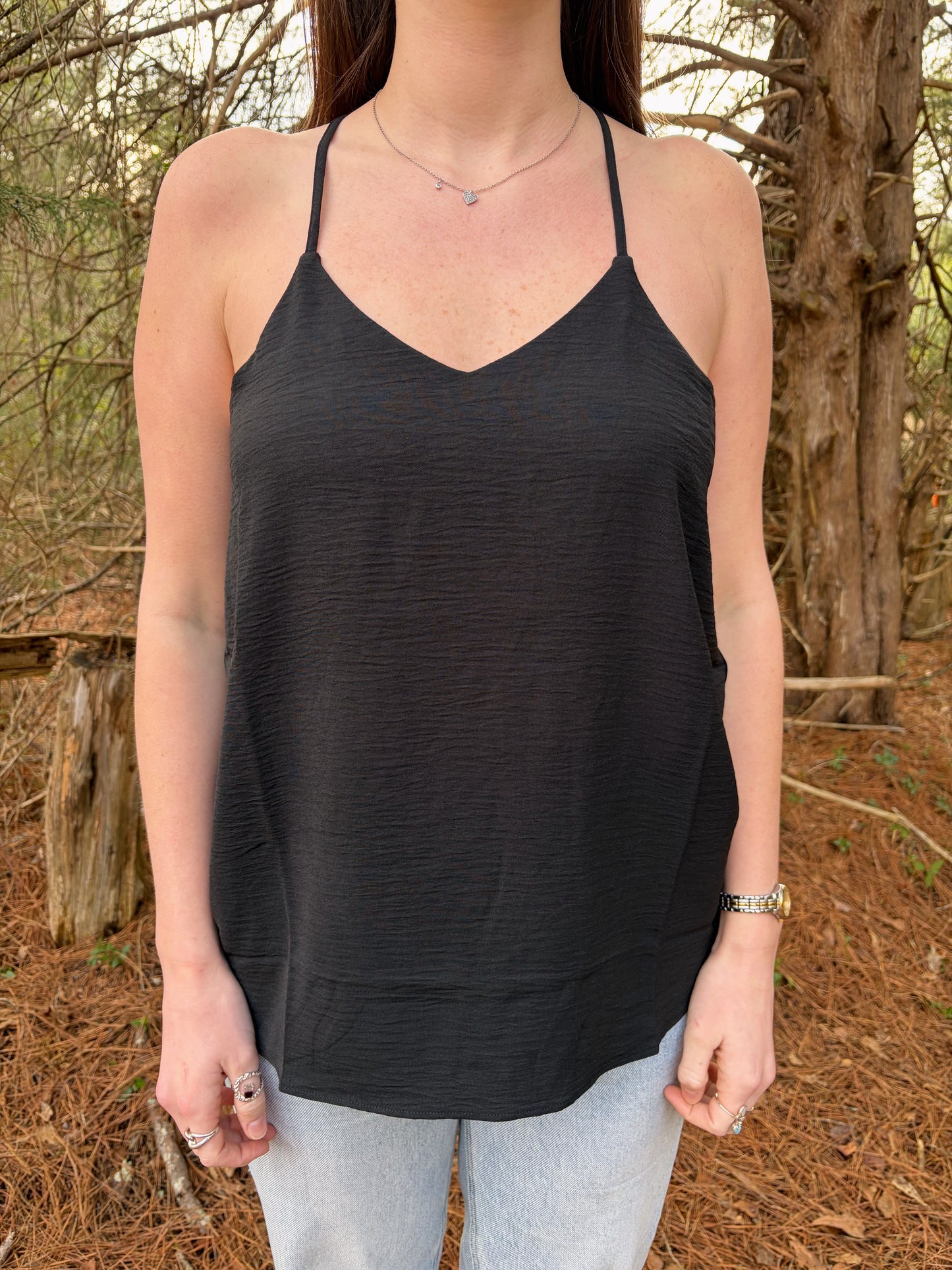 S & L LEFT | Ella Top - Black