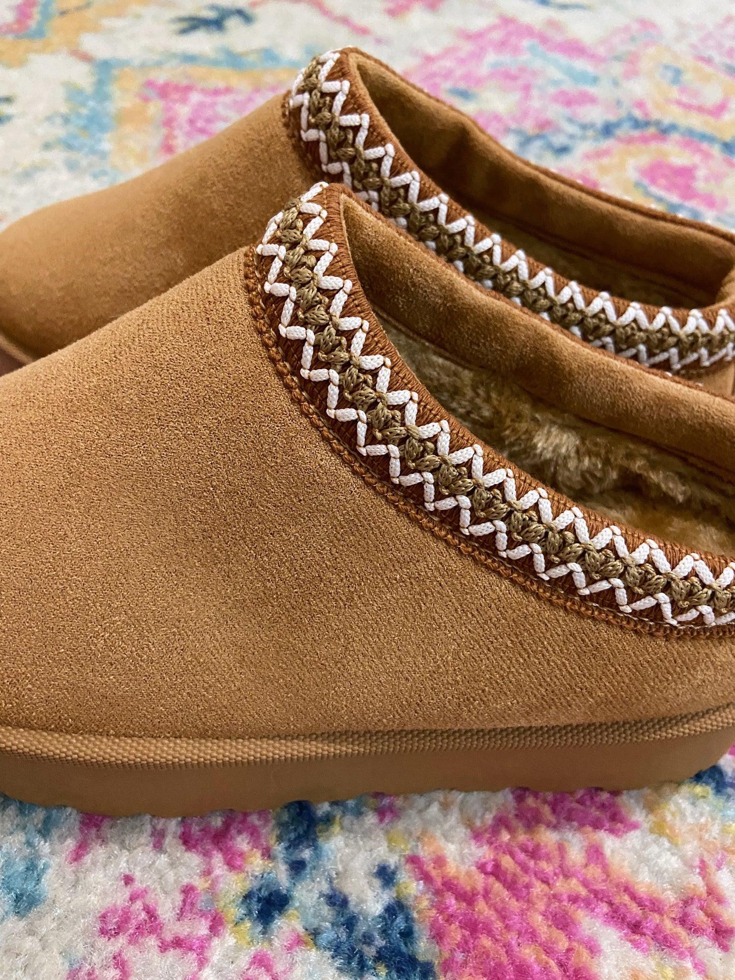 Tan Slippers