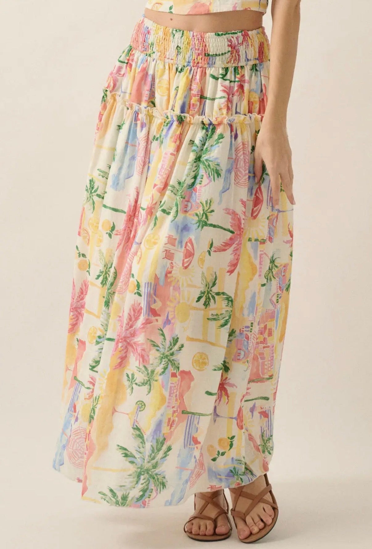 Island Escape Maxi Skirt