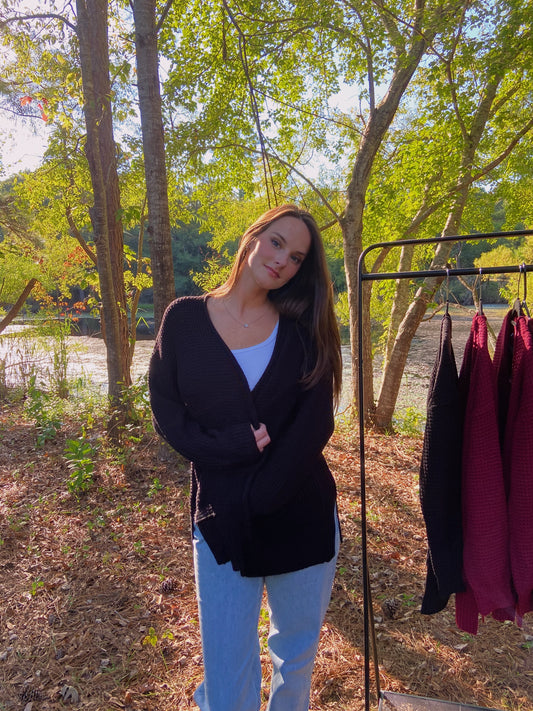 The Londyn Cardigan - Black
