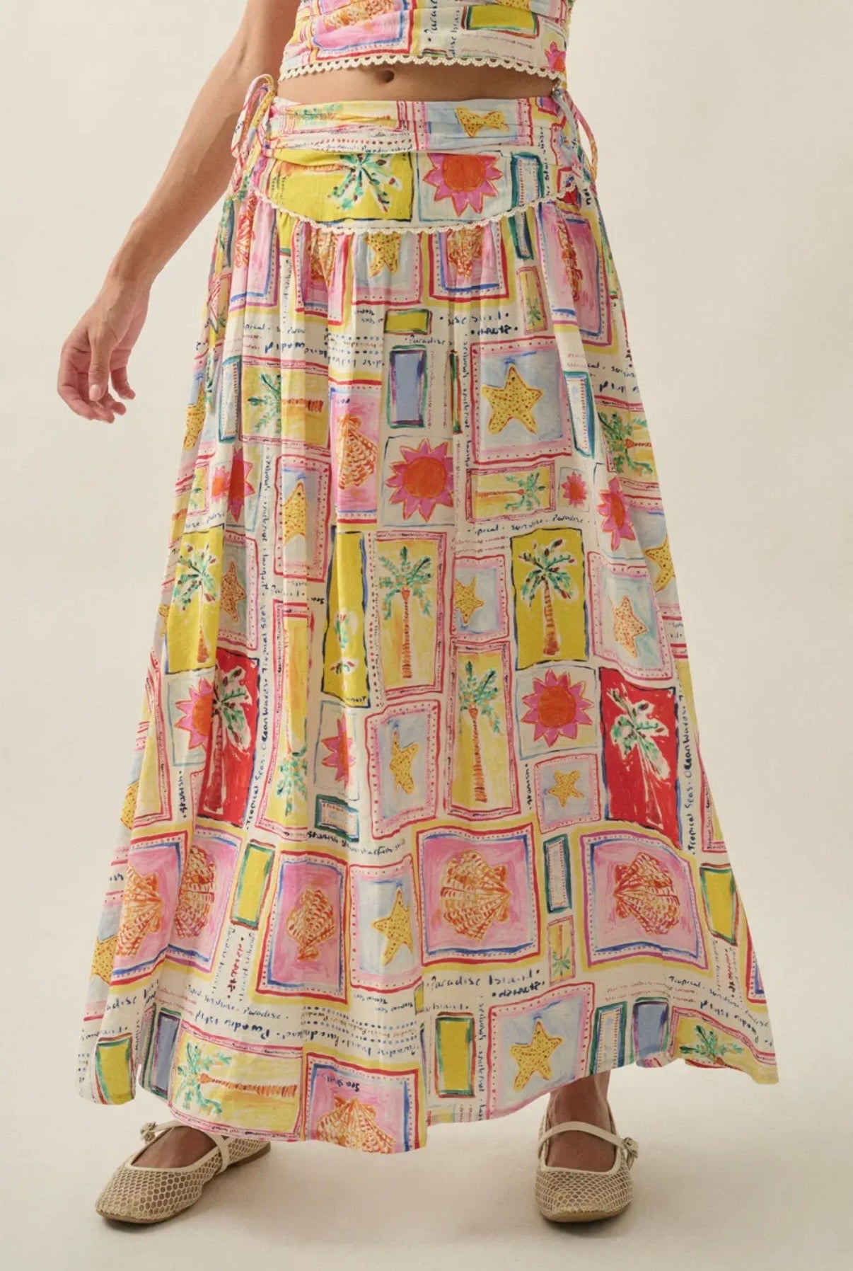 Postcard from Paradise Maxi Skirt