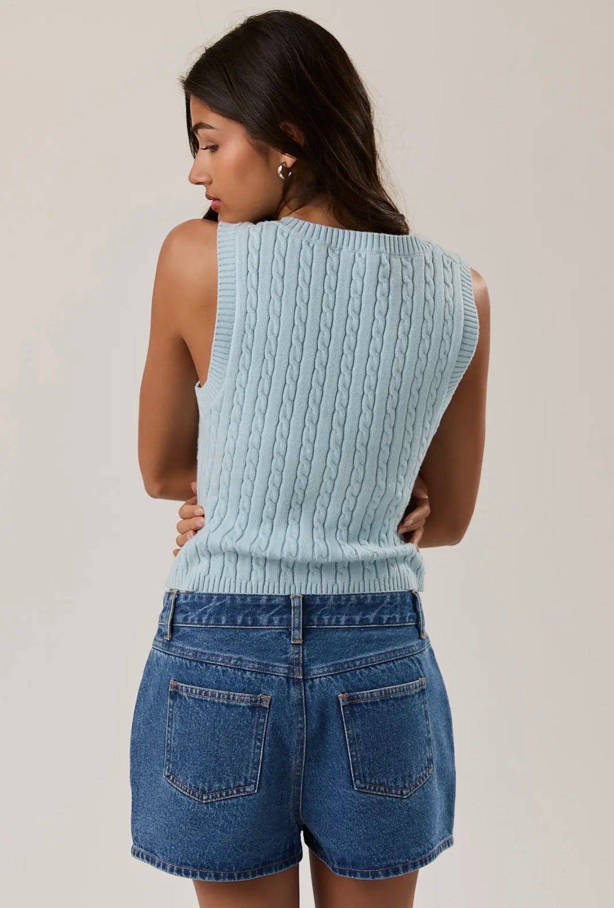 Baby Blue Sweater Vest