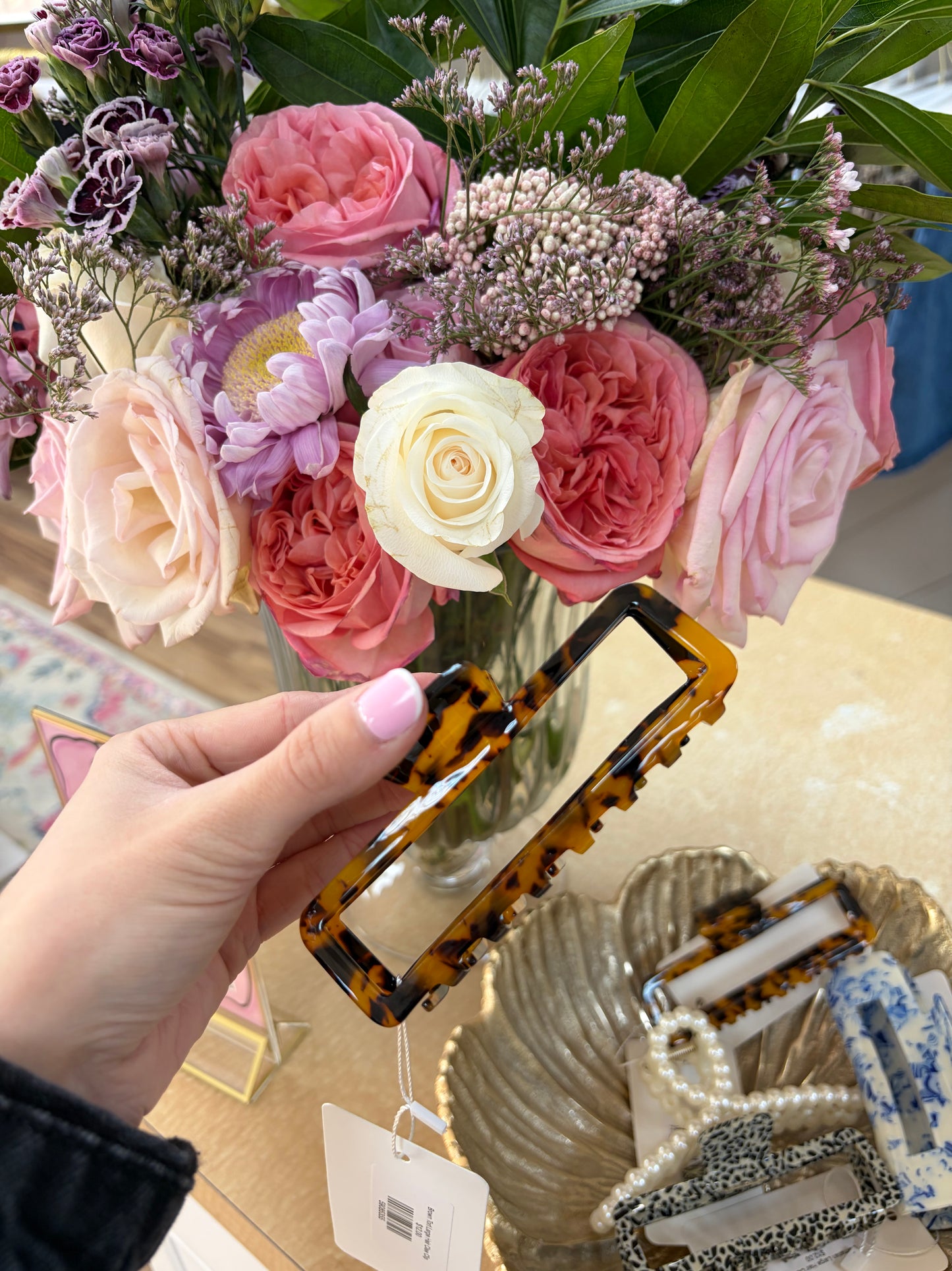 Brown Tort Large Hair Claw Clip