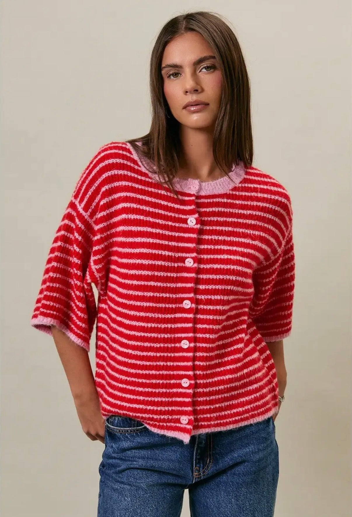 Strawberry Soda Cardigan