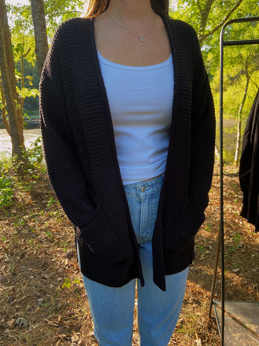 The Londyn Cardigan - Black