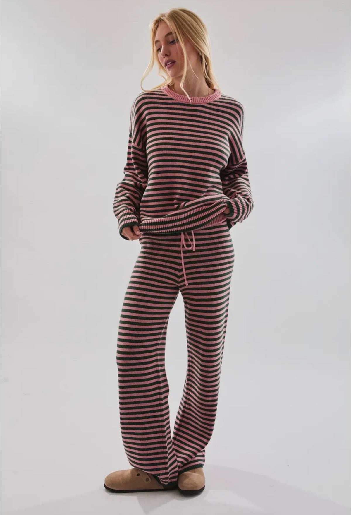 Pink Pines Sweater Set