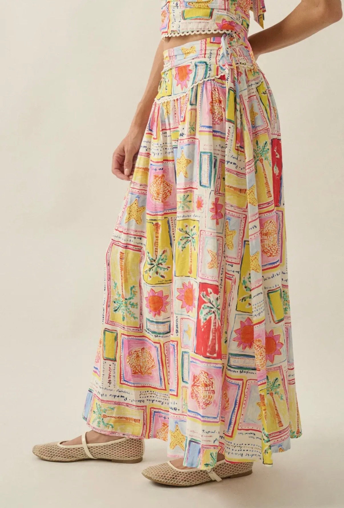 Postcard from Paradise Maxi Skirt