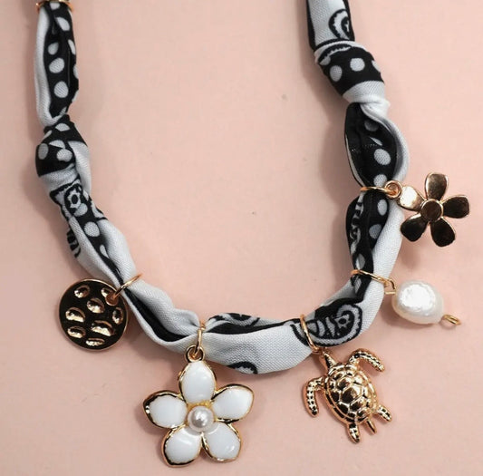 Seaside Charm Scarf Necklace