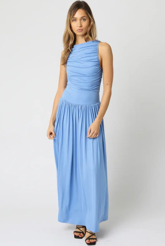 Sky Blue Maxi Dress