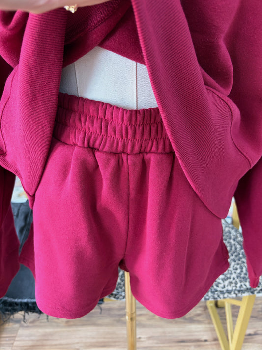 Josie Lounge Set - Cabernet