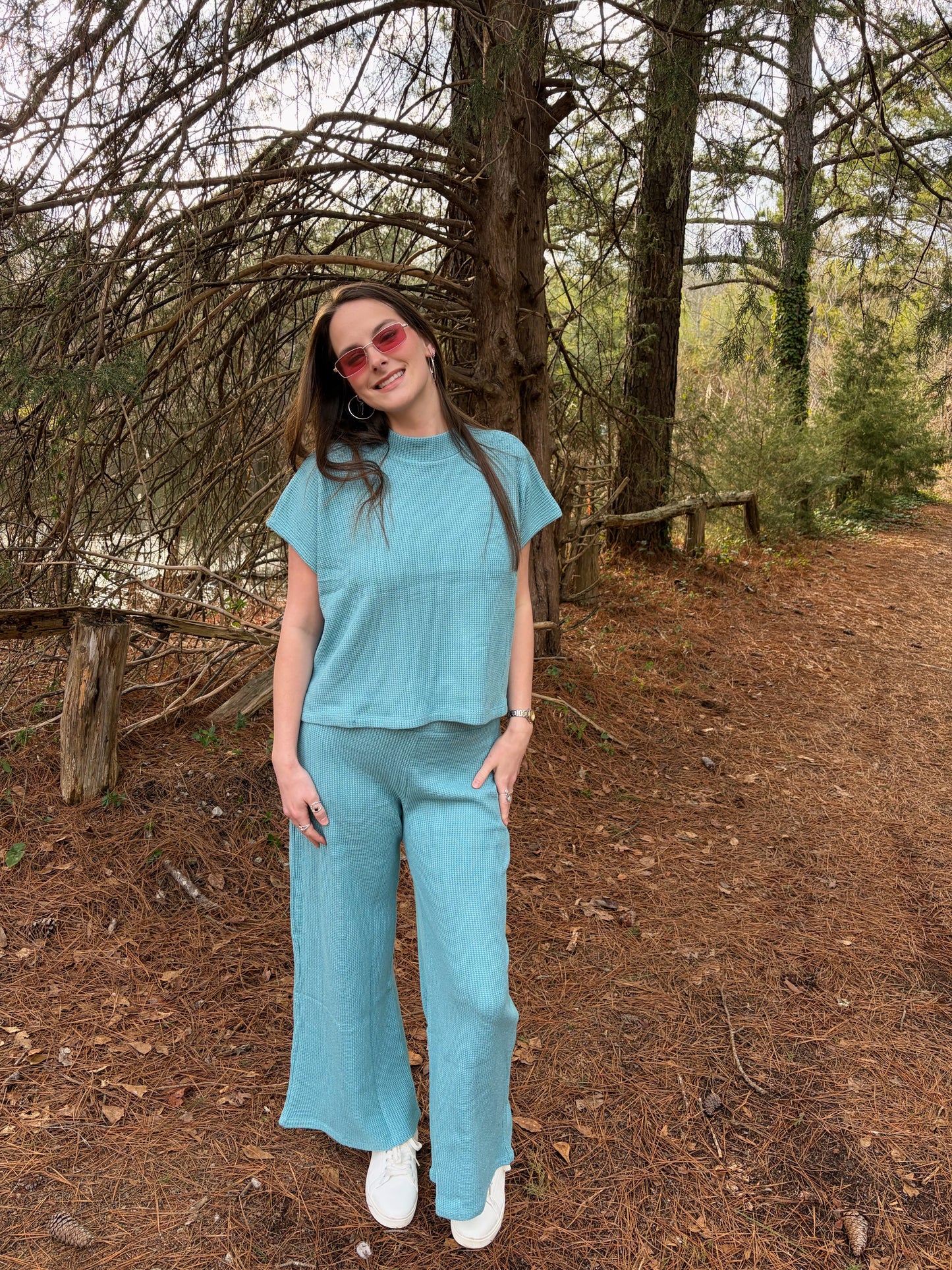 1 SMALL LEFT | Blakely Lounge Set - Dusty Teal