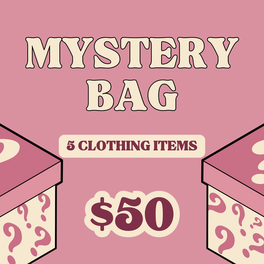 5 Clothing Items For $50: Mystery Bag