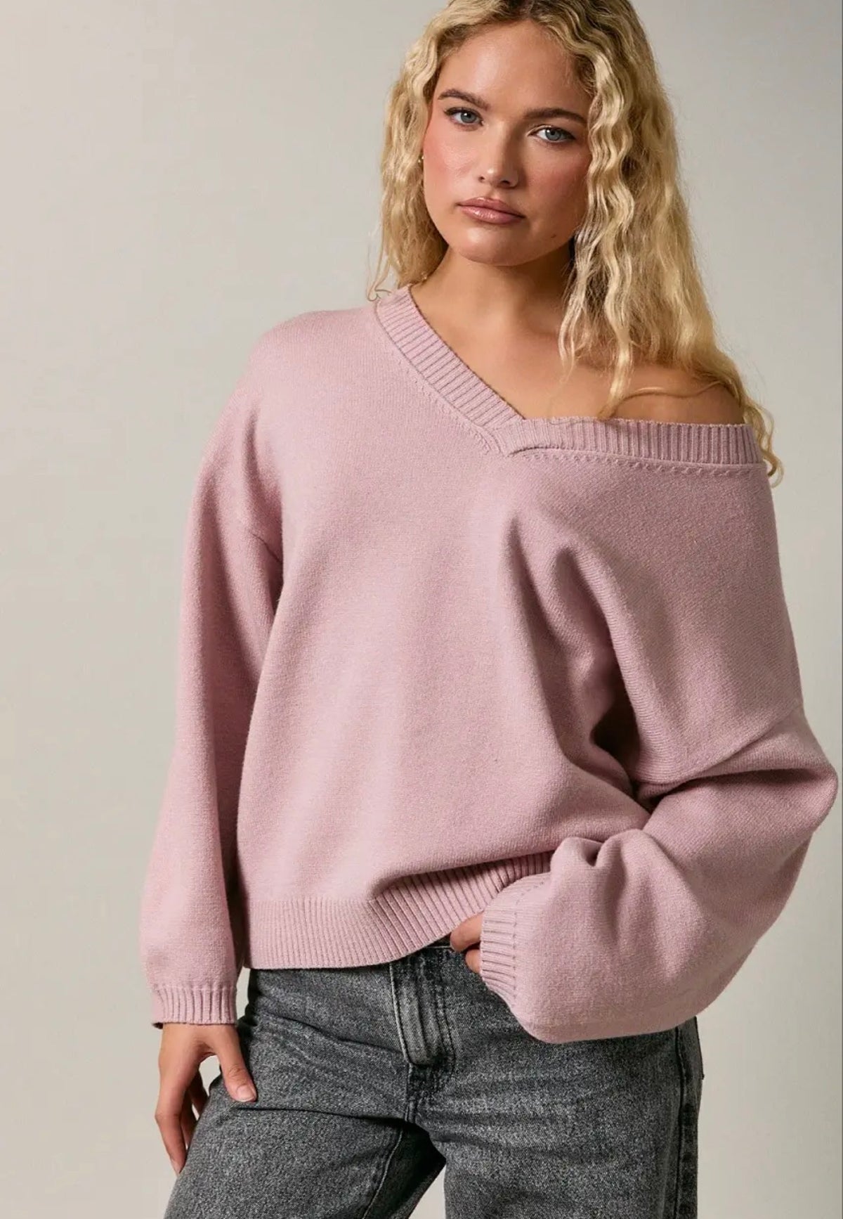Dusty Rose Sweater