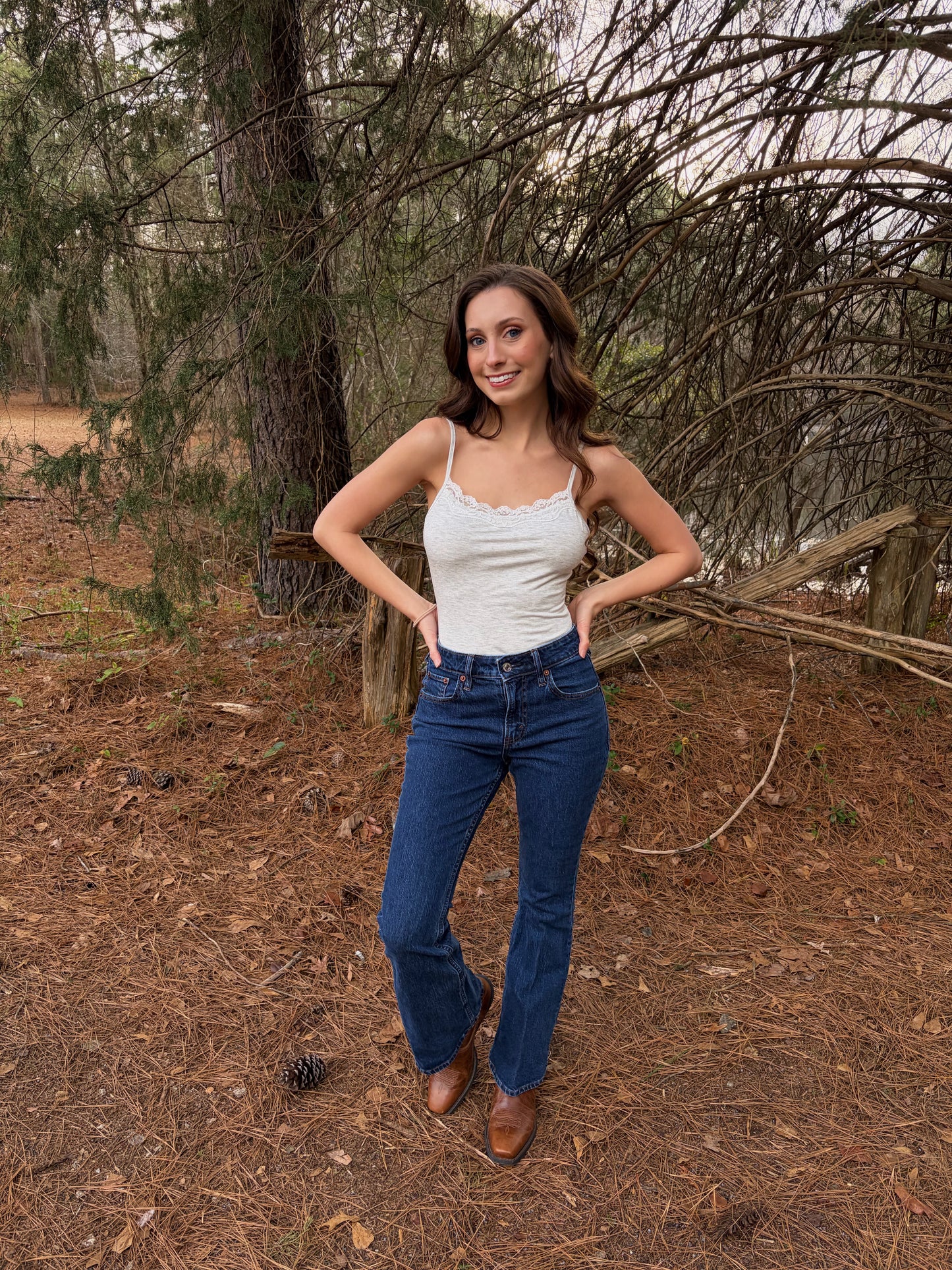 1 LARGE LEFT | Heather White Bodysuit