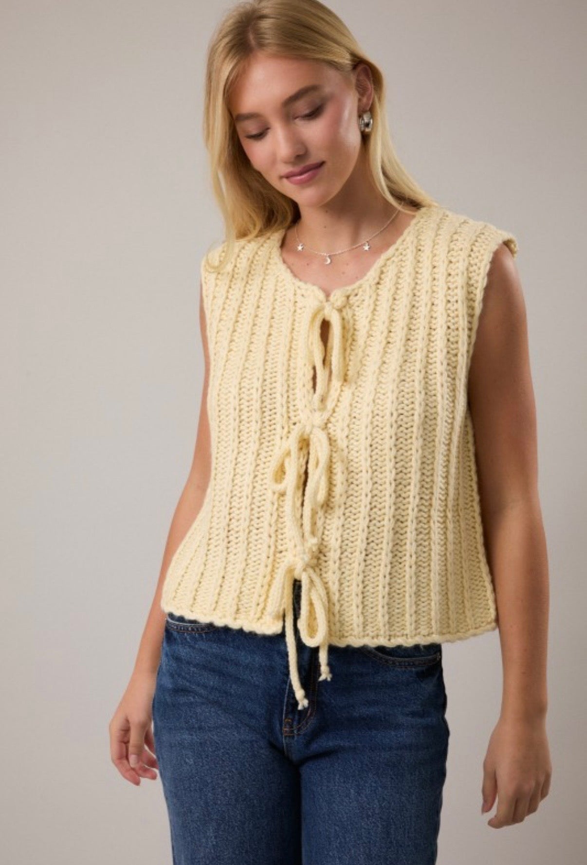 Lemon Drop Sweater Vest
